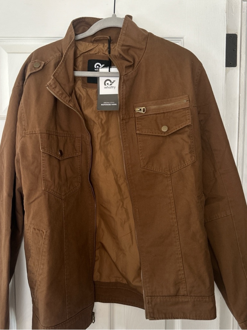 Men's Brown Utility Jacket